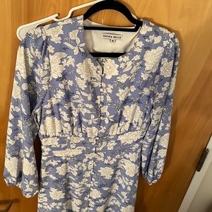 Yakira Bella blue and white dress